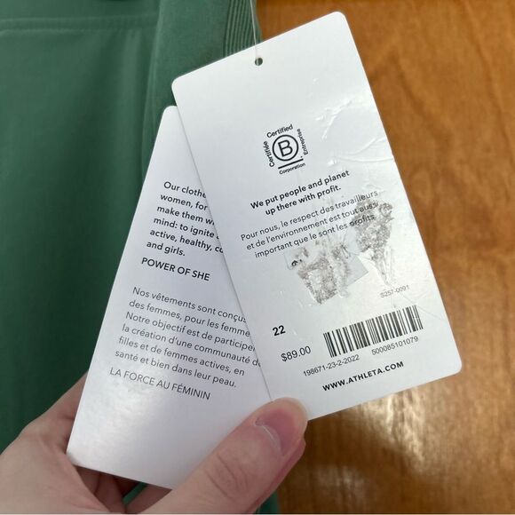 Athleta Brooklyn Mid Rise Ankle Pants in Vineyard Green Plus Size 22 - Picture 5 of 13